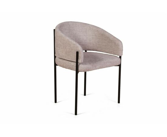 Стул Nicol, микромех Rozy ivory / опоры черные, изображение 7 | Интернет магазин мебели и декора LifeDekor