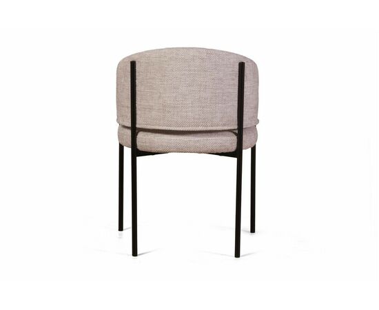 Стул Nicol, микромех Rozy ivory / опоры черные, изображение 6 | Интернет магазин мебели и декора LifeDekor