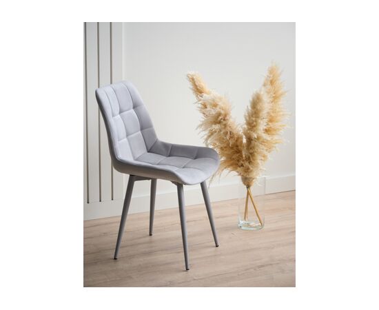 Стул на металлокаркасе Челси 360 К светло-серый (zd 960) / серый np, изображение 2 | Интернет магазин мебели и декора LifeDekor