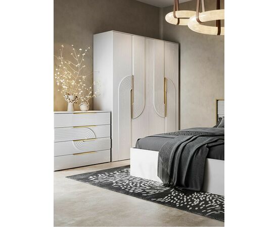 Тумба «Монтиз» 2я КМК 1003.2, белый/ясень текстурный, изображение 5 | Интернет магазин мебели и декора LifeDekor