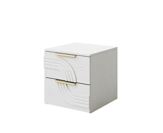 Тумба «Монтиз» 2я КМК 1003.2, белый/ясень текстурный, изображение 2 | Интернет магазин мебели и декора LifeDekor