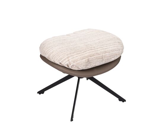 Оттоманка BLISS латте, экокожа, шенилл, изображение 10 | Интернет магазин мебели и декора LifeDekor