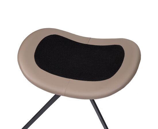 Оттоманка BLISS латте, экокожа, шенилл, изображение 3 | Интернет магазин мебели и декора LifeDekor