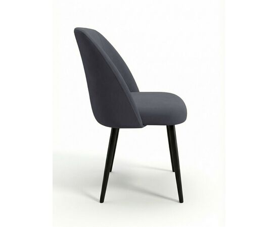 Стул DikLine 335 B28 ANTRACITE, ножки черные, изображение 2 | Интернет магазин мебели и декора LifeDekor