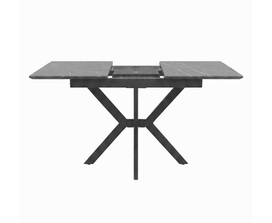 Стол DikLine DI100 Камень Пьетра Гриджиа чёрный/опоры черные (2уп.), изображение 2 | Интернет магазин мебели и декора LifeDekor