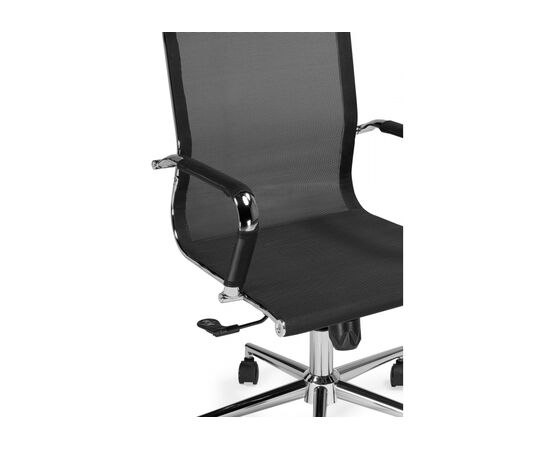 Офисное кресло Reus сетка черный / хром, изображение 15 | Интернет магазин мебели и декора LifeDekor