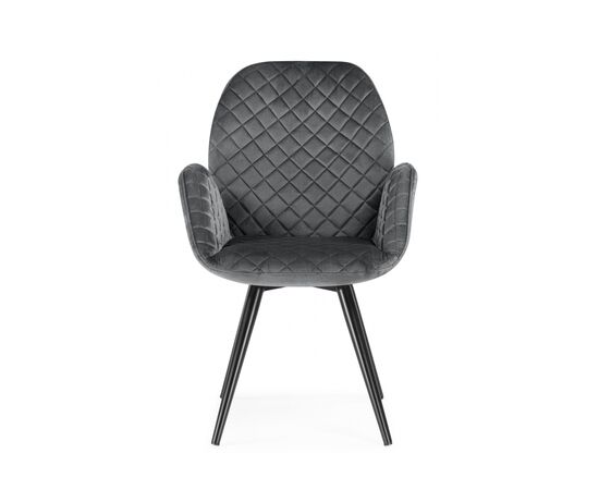 Стул Муат поворотное графитовый / черный, изображение 2 | Интернет магазин мебели и декора LifeDekor