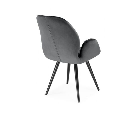 Стул Муат поворотное графитовый / черный, изображение 4 | Интернет магазин мебели и декора LifeDekor