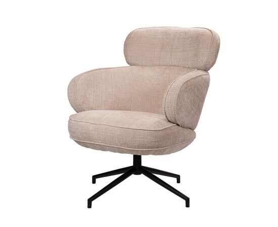 Кресло KING кремовый, шенилл, изображение 3 | Интернет магазин мебели и декора LifeDekor