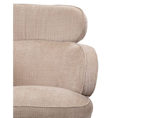 Кресло KING кремовый, шенилл, изображение 9 | Интернет магазин мебели и декора LifeDekor