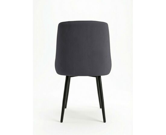 Стул DikLine 335 B28 ANTRACITE, ножки черные, изображение 4 | Интернет магазин мебели и декора LifeDekor