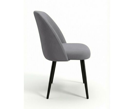 Стул DikLine 335 B22 GREY, ножки черные, изображение 2 | Интернет магазин мебели и декора LifeDekor