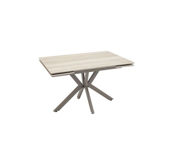 Стол Marmer 120-180/80/76 см подстолье металл капучино | Интернет магазин мебели и декора LifeDekor