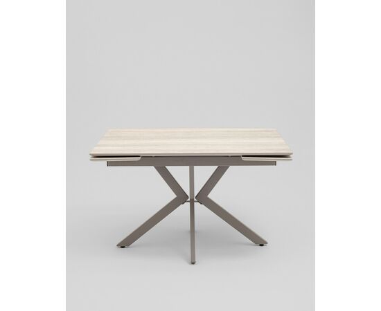 Стол Marmer 120-180/80/76 см подстолье металл капучино, изображение 3 | Интернет магазин мебели и декора LifeDekor