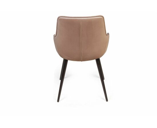 Стул Capri  поворотный 360 градусов, бархат бежевый 5 / опора конус, изображение 7 | Интернет магазин мебели и декора LifeDekor