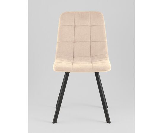 Стул Одди Original Square велюр бежевый, изображение 3 | Интернет магазин мебели и декора LifeDekor