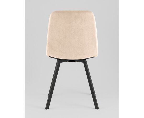 Стул Одди Original Square велюр бежевый, изображение 5 | Интернет магазин мебели и декора LifeDekor