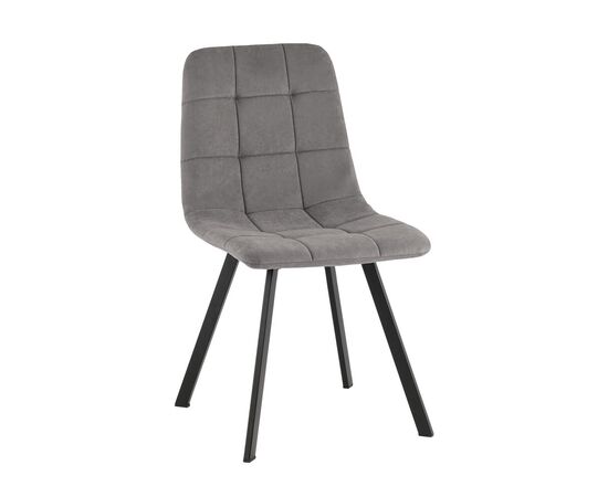 Стул Одди Original Square велюр серый | Интернет магазин мебели и декора LifeDekor