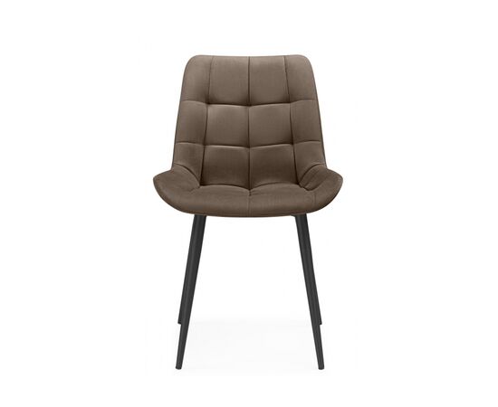 Стул на металлокаркасе Челси К коричневый (zd 233) / черный np, изображение 2 | Интернет магазин мебели и декора LifeDekor