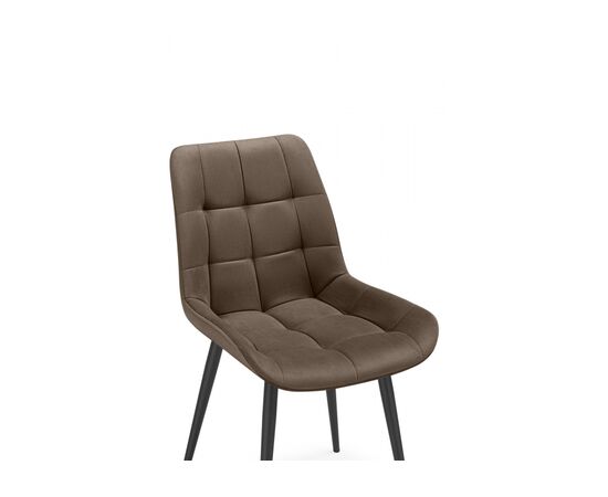 Стул на металлокаркасе Челси К коричневый (zd 233) / черный np, изображение 5 | Интернет магазин мебели и декора LifeDekor