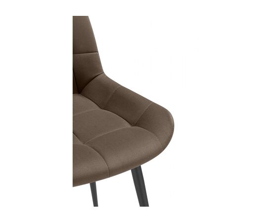 Стул на металлокаркасе Челси К коричневый (zd 233) / черный np, изображение 7 | Интернет магазин мебели и декора LifeDekor