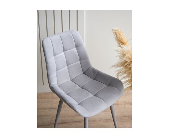 Стул на металлокаркасе Челси К светло-серый (zd 960) / серый np, изображение 7 | Интернет магазин мебели и декора LifeDekor