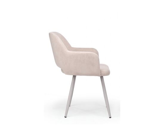 Стул на металлокаркасе Эолин 360 латте (glory 10) / серый, изображение 3 | Интернет магазин мебели и декора LifeDekor