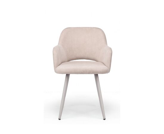 Стул на металлокаркасе Эолин латте (glory 10) / серый, изображение 3 | Интернет магазин мебели и декора LifeDekor