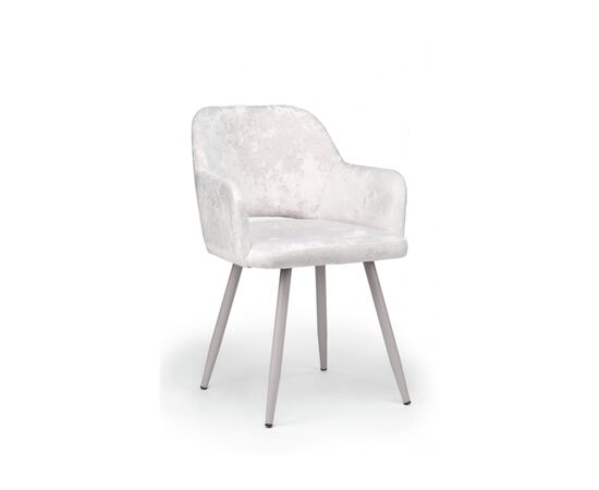 Стул на металлокаркасе Эолин светло-бежевый (simple 011) / серый | Интернет магазин мебели и декора LifeDekor