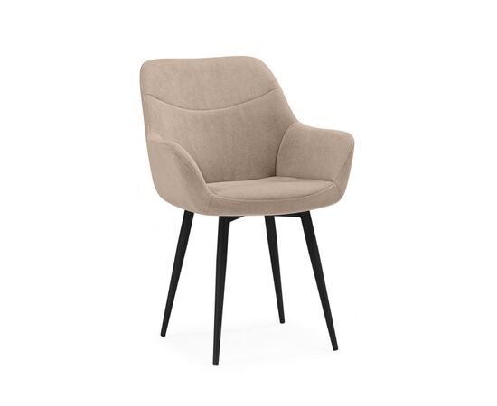 Стул на металлокаркасе Флюид бежевый (zd 210) / черный | Интернет магазин мебели и декора LifeDekor