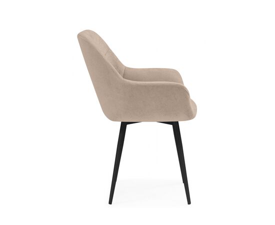 Стул на металлокаркасе Флюид бежевый (zd 210) / черный, изображение 3 | Интернет магазин мебели и декора LifeDekor