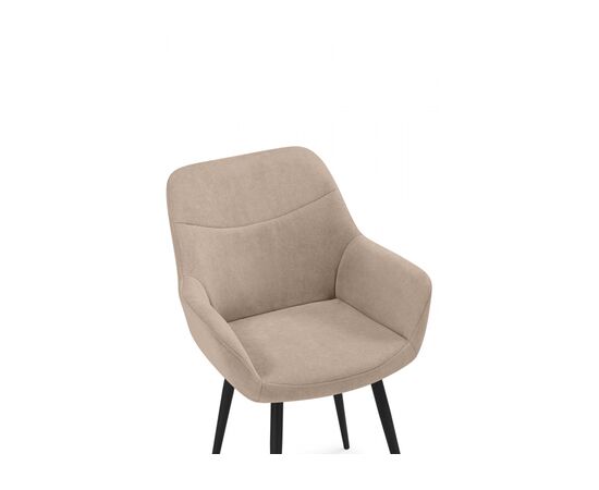 Стул на металлокаркасе Флюид бежевый (zd 210) / черный, изображение 5 | Интернет магазин мебели и декора LifeDekor