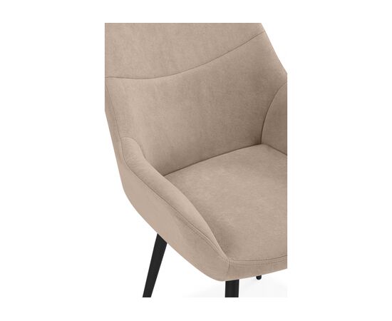 Стул на металлокаркасе Флюид бежевый (zd 210) / черный, изображение 6 | Интернет магазин мебели и декора LifeDekor