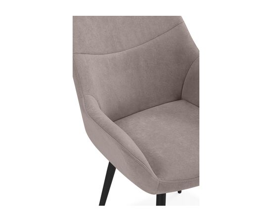 Стул на металлокаркасе Флюид латте (zd (290) / черный, изображение 6 | Интернет магазин мебели и декора LifeDekor