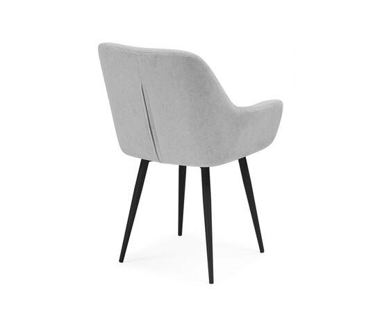 Стул на металлокаркасе Флюид светло-серый (zd 960) / черный, изображение 4 | Интернет магазин мебели и декора LifeDekor