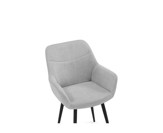 Стул на металлокаркасе Флюид светло-серый (zd 960) / черный, изображение 5 | Интернет магазин мебели и декора LifeDekor