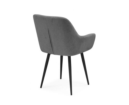 Стул на металлокаркасе Флюид темно-серый (zd 995) / черный, изображение 4 | Интернет магазин мебели и декора LifeDekor