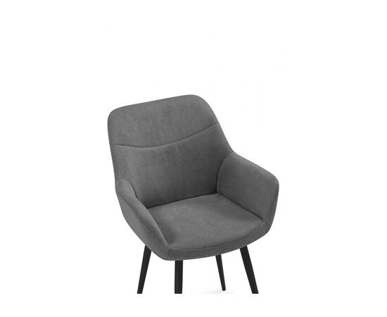 Стул на металлокаркасе Флюид темно-серый (zd 995) / черный, изображение 5 | Интернет магазин мебели и декора LifeDekor