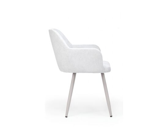 Стул на металлокаркасе Инфини светло-серый (ocean 021) / серый, изображение 3 | Интернет магазин мебели и декора LifeDekor