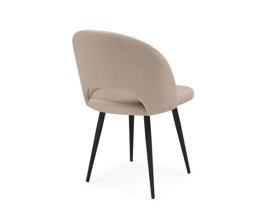 Стул на металлокаркасе Курбис бежевый (zd 210) / черный, изображение 4 | Интернет магазин мебели и декора LifeDekor