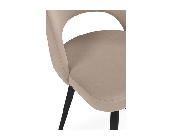 Стул на металлокаркасе Курбис бежевый (zd 210) / черный, изображение 6 | Интернет магазин мебели и декора LifeDekor