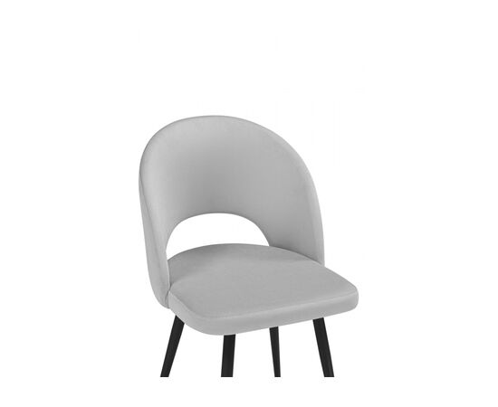 Стул на металлокаркасе Курбис светло-серый (zd 960) / черный, изображение 5 | Интернет магазин мебели и декора LifeDekor