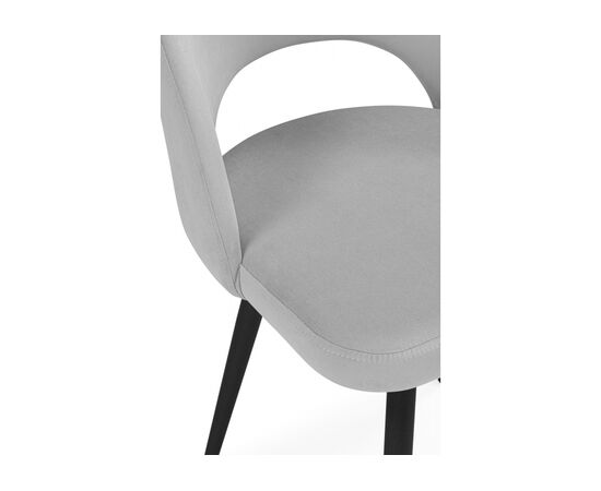 Стул на металлокаркасе Курбис светло-серый (zd 960) / черный, изображение 6 | Интернет магазин мебели и декора LifeDekor