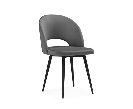 Стул на металлокаркасе Курбис темно-серый (zd 995) / черный | Интернет магазин мебели и декора LifeDekor