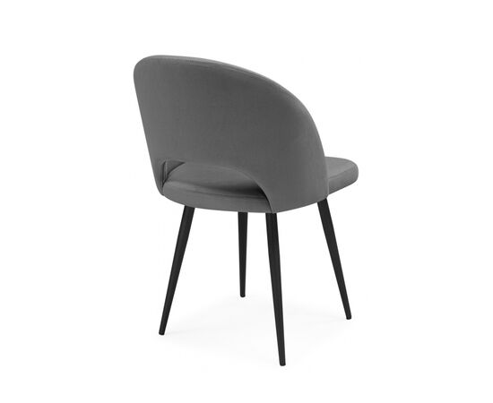 Стул на металлокаркасе Курбис темно-серый (zd 995) / черный, изображение 4 | Интернет магазин мебели и декора LifeDekor