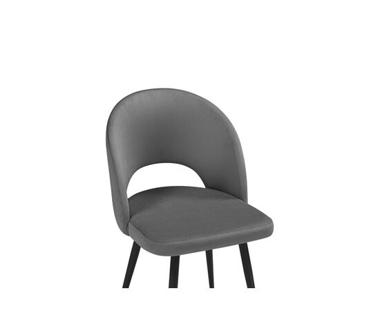 Стул на металлокаркасе Курбис темно-серый (zd 995) / черный, изображение 5 | Интернет магазин мебели и декора LifeDekor