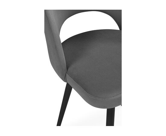 Стул на металлокаркасе Курбис темно-серый (zd 995) / черный, изображение 6 | Интернет магазин мебели и декора LifeDekor