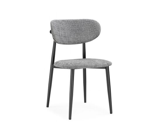 Стул на металлокаркасе Lisbon серый / черный | Интернет магазин мебели и декора LifeDekor
