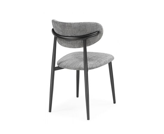 Стул на металлокаркасе Lisbon серый / черный, изображение 4 | Интернет магазин мебели и декора LifeDekor