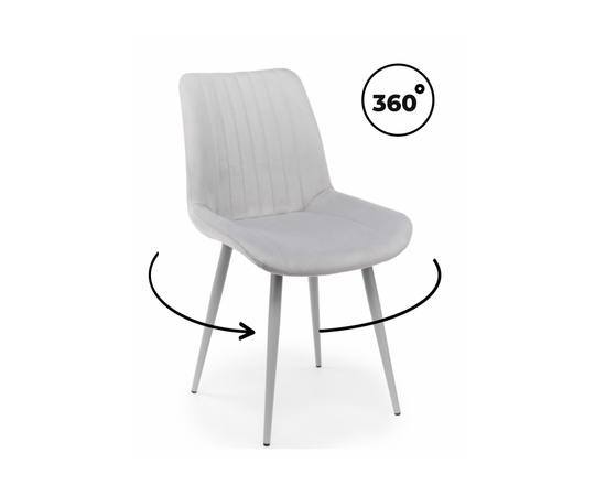 Стул на металлокаркасе Седа 360 светло-серый (zd 960) / серый np | Интернет магазин мебели и декора LifeDekor